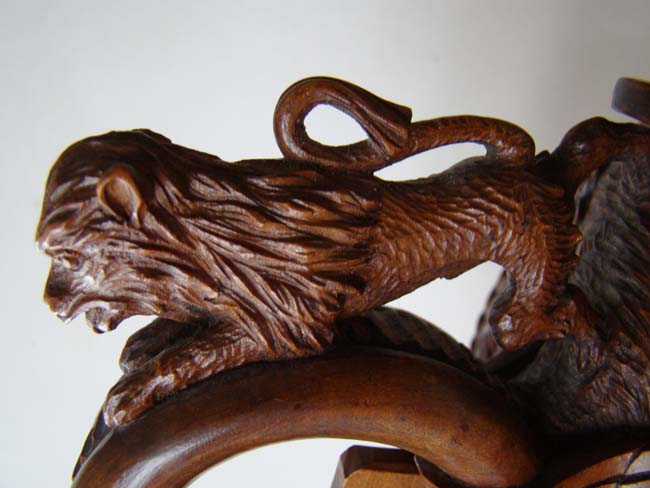 A RARE Northern European Carved Wooden Beer Jug circa 1800-1820 — image 4